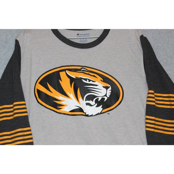 University of Missouri Tigers Long Sleeve Shirt Champion Men's Size Large  Soft - Picture 3 of 10